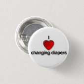 私はおむつを変えることを愛します 缶バッジ (正面&裏面)