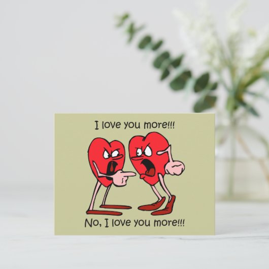 私はおもしろいあなたを愛している ポストカード (スタンド正面)