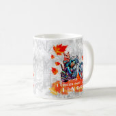 私はおもしろいすべての葉灰色を大切にしているコーヒーマグ コーヒーマグカップ (正面右)