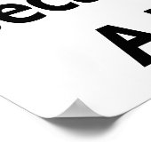 私はおもしろいだから仕事にナースがある ポスター (角)