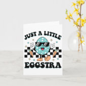 私はおもしろいちょうどEggstraハッピーイースター動機 カード (黄色い花)