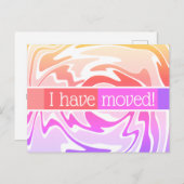 私はおもしろいと発表を動かカラフルした ポストカード (正面/裏面)