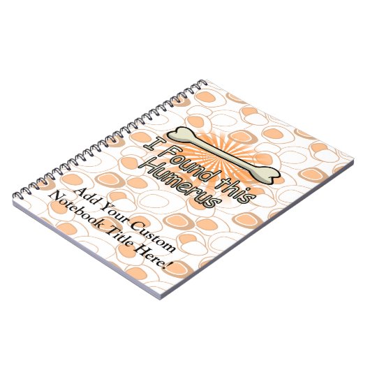 私はおもしろいなこの上腕骨の骨を見つけました ノートブック (左側)