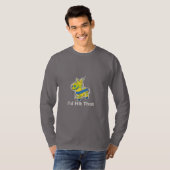 私はおもしろいなそれに当ります Tシャツ (正面フル)