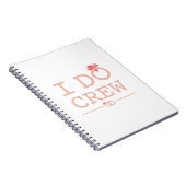 私はおもしろいな乗組員のダイヤモンド指輪の新婦付添人をします ノートブック (右側)