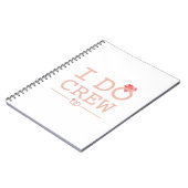 私はおもしろいな乗組員のダイヤモンド指輪の新婦付添人をします ノートブック (左側)