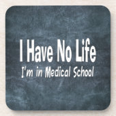 私はおもしろいな衛生学校で生命Imを過しません コースター (正面)