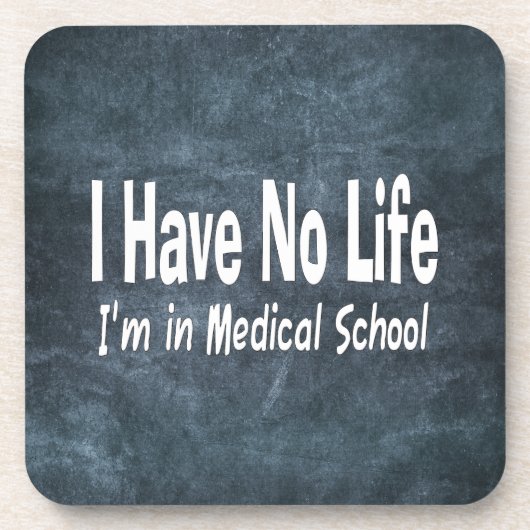 私はおもしろいな衛生学校で生命Imを過しません コースター (正面)