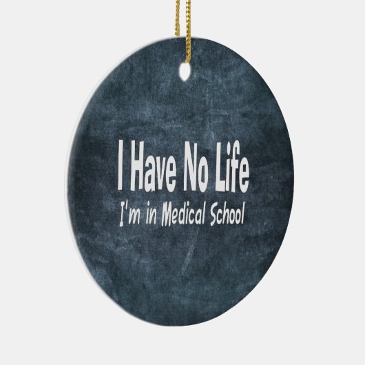 私はおもしろいな衛生学校で生命Imを過しません セラミックオーナメント (右)