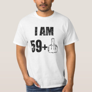 私はおもしろいな誕生日メンズワイシャツ60歳のです Tシャツ