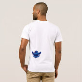 私はおもしろいのための電池をクリック – ShocklyばかユーモアT Tシャツ (裏面フル)