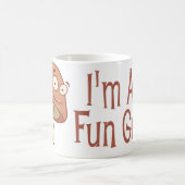 私はおもしろいの人です! コーヒーマグカップ (中央)