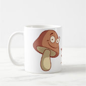 私はおもしろいの人です! コーヒーマグカップ (左)