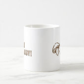 私はおもしろいの人のきのこ菌類です コーヒーマグカップ (中央)