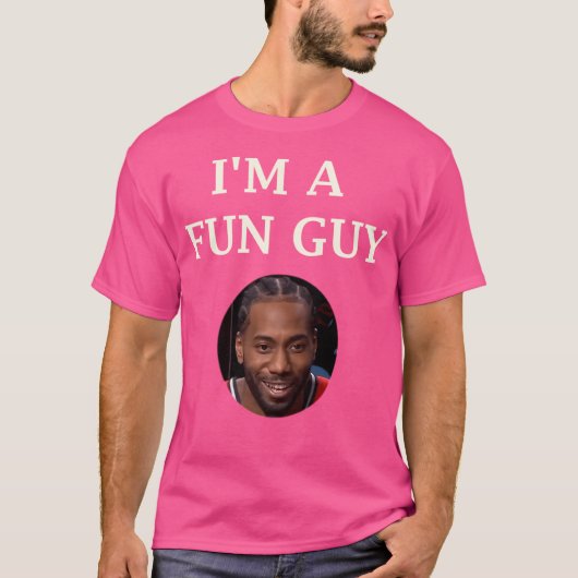 私はおもしろいの男だ – Kawhi Leonard Nba Tシャツ (正面)