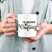 私はおもしろいむしろ創作したい コーヒーマグカップ