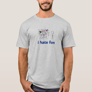 私はおもしろいを憎みます Tシャツ