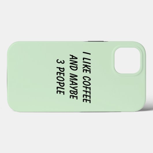 私はおもしろいコーヒーと3人くらいかな Case-Mate iPhoneケース (裏面 (横))