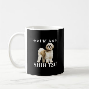 私はおもしろいシーズー(犬)のTzu/犬好きだ コーヒーマグカップ