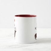 私はおもしろいチニーウィーナーダシュントが大好き マグカップ (中央)