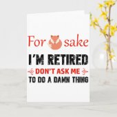 私はおもしろいデザインだ退職した カード (黄色い花)