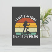 私はおもしろいハイキングが好きより、あなたを愛している シーズンカード (スタンド正面)