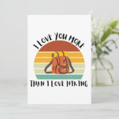 私はおもしろいハイキングが好きより、あなたを愛している シーズンカード (スタンド正面)