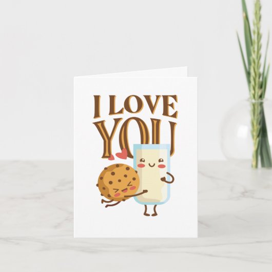 私はおもしろいバレンタインのカードが大好き カード (正面)