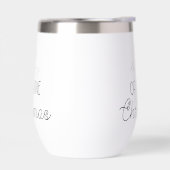 私はおもしろいワインクリスマスの夢を見ている (左面)