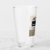 私はおもしろい二度と二日酔いの引用文を飲まない タンブラーグラス (右)