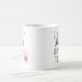 私はおもしろい今日は誰もパンチしなかった コーヒーマグカップ (中央)