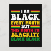 私はおもしろい今月が黒番だ ポストカード (正面)