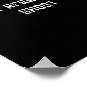 私はおもしろい何の幽霊も恐れない ポスター (角)