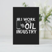 私はおもしろい必須油業界で働いている カード (スタンド正面)