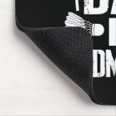 私はおもしろい悪い入れ – Badminton マウスパッド (コーナー)