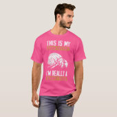 私はおもしろい本当にAである私の人間の衣装である – Herm Tシャツ (正面フル)