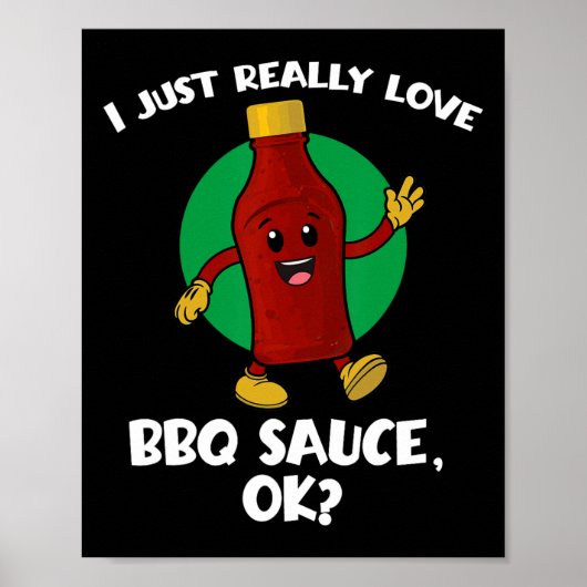 私はおもしろい本当にBbqソースOk漫画Babが大好き ポスター (正面)