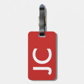 私はおもしろい柴犬私はハート私の犬の子犬の恋人が大好き ラゲッジタグ (裏面縦)