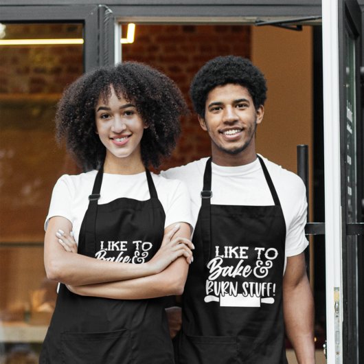 私はおもしろい物のユーモアを焼いたり燃やしたりするのが好きだ エプロン