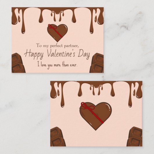 私はおもしろい犬のペットバレンタインズデイホリデーCa大好き ノートカード (正面/裏面)