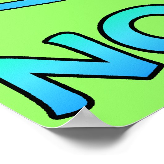 私はおもしろい生き延びノアーイースター ポスター (角)