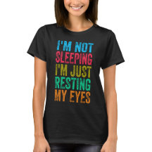 私はおもしろい眠っていない私の目を休んでいるだけ