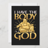 私はおもしろい神仏の体を持っている 招待状 (正面)