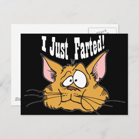 私はおもしろい粗野な贈り物を捨てたばかりだ ポストカード (正面/裏面)