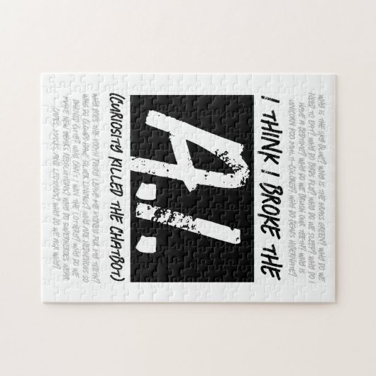 私はおもしろいAI考えを壊した… ジグソーパズル (横)