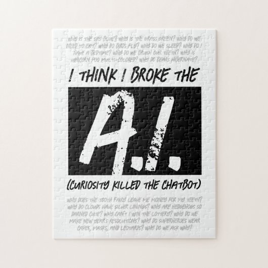 私はおもしろいAI考えを壊した… ジグソーパズル (縦)