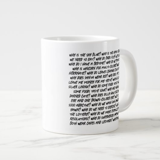 私はおもしろいAI考えデベロッパーを壊した ジャンボコーヒーマグカップ (正面右)