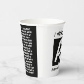 私はおもしろいAI考えデベロッパーを壊した 紙コップ (右)