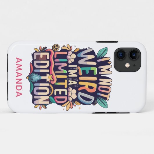 私はおもしろいLimited Editionア風変わりドネームではない Case-Mate iPhoneケース (裏面(横))