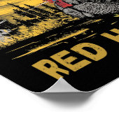 私はおもしろいNgin'レッドヘッズ狩りシーズントルコ大好き ポスター (角)